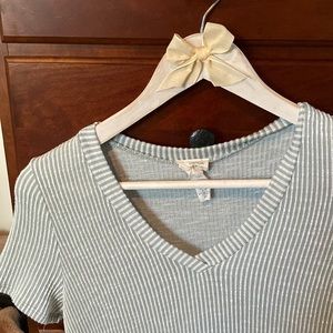 Boho pinstripe dress